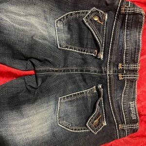 Papaya premium dark denim skinny low rise jeans